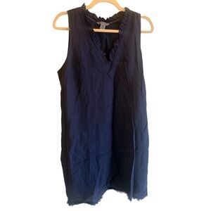 NWOT Tommy Bahama Ruffle V-Neck Sleeveless Pocket Dress in Size L